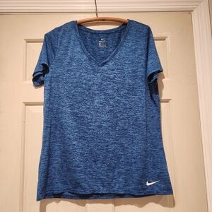 Nike Dri-Fit Women’s Performance Shirt Blue Size XL